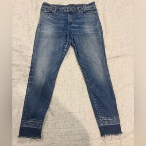Lucky Brand Ankle-Length Blue Jeans